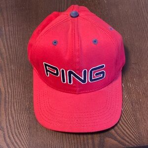 Vintage PING Strap back hat
